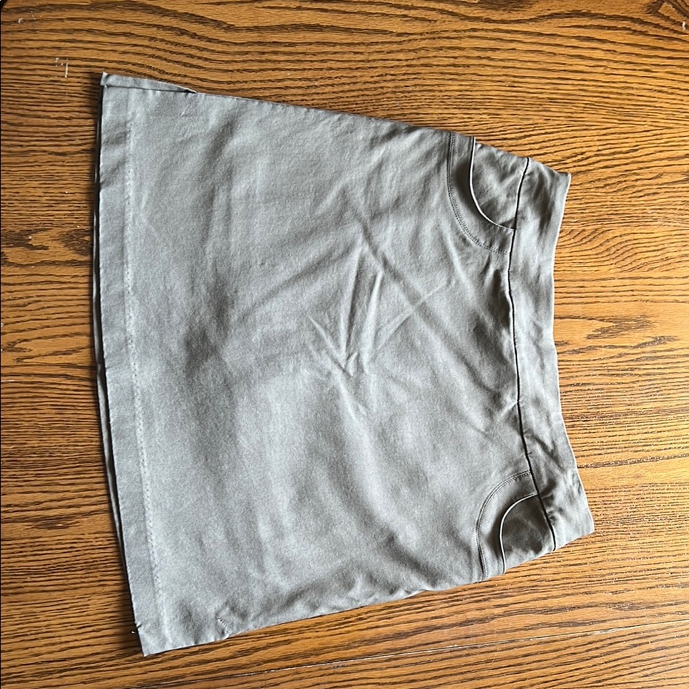 Tribal Brown Pencil Skort Knee-Length Work Slit